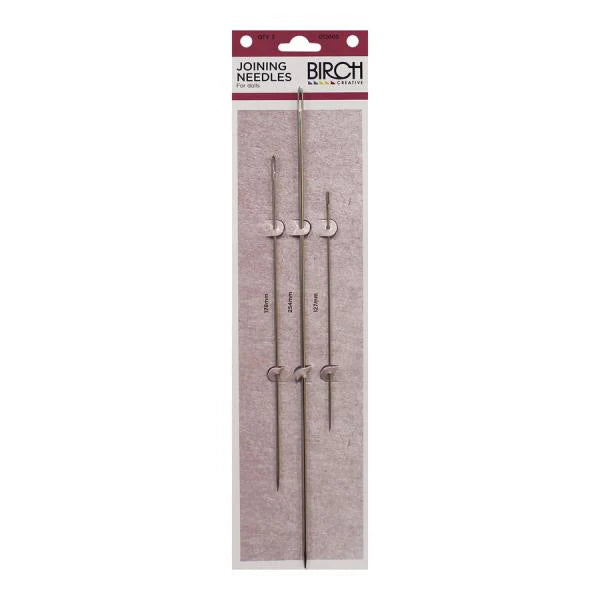 Doll Sewing Needle Set for Joining 3 needles - 254mm 178mm 127mm