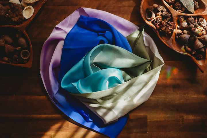 Vegan Play Silks - assorted colours -Sensory Silk