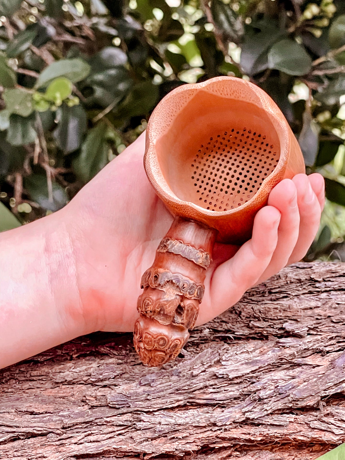 Natural Bamboo Scoop Sieve