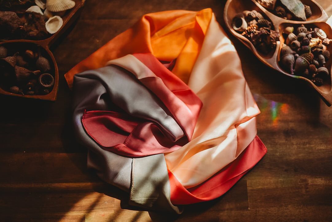Vegan Play Silks - assorted colours -Sensory Silk