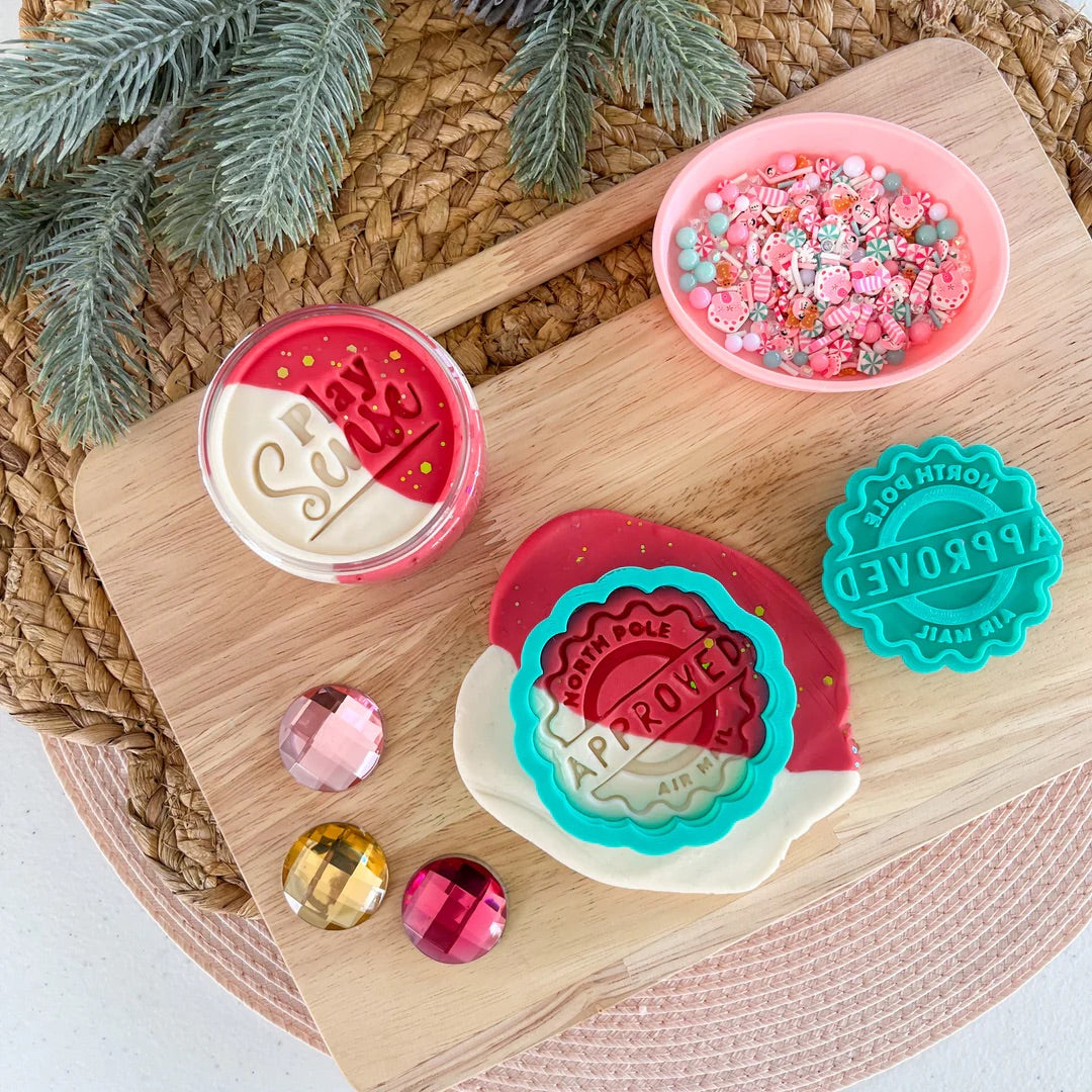 ECO Play Sense Stamp & Cutter | North Pole Approved - Peach