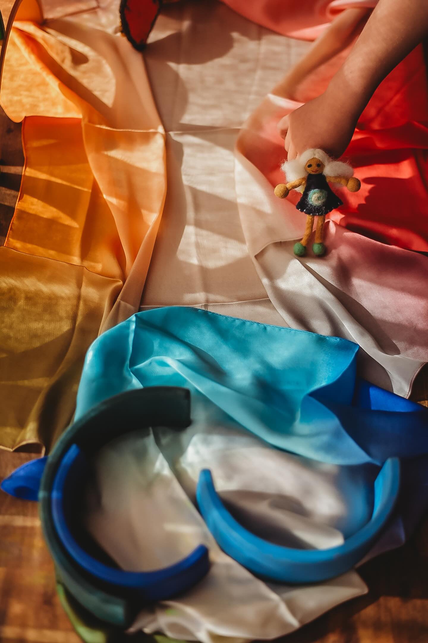 Vegan Play Silks - assorted colours -Sensory Silk