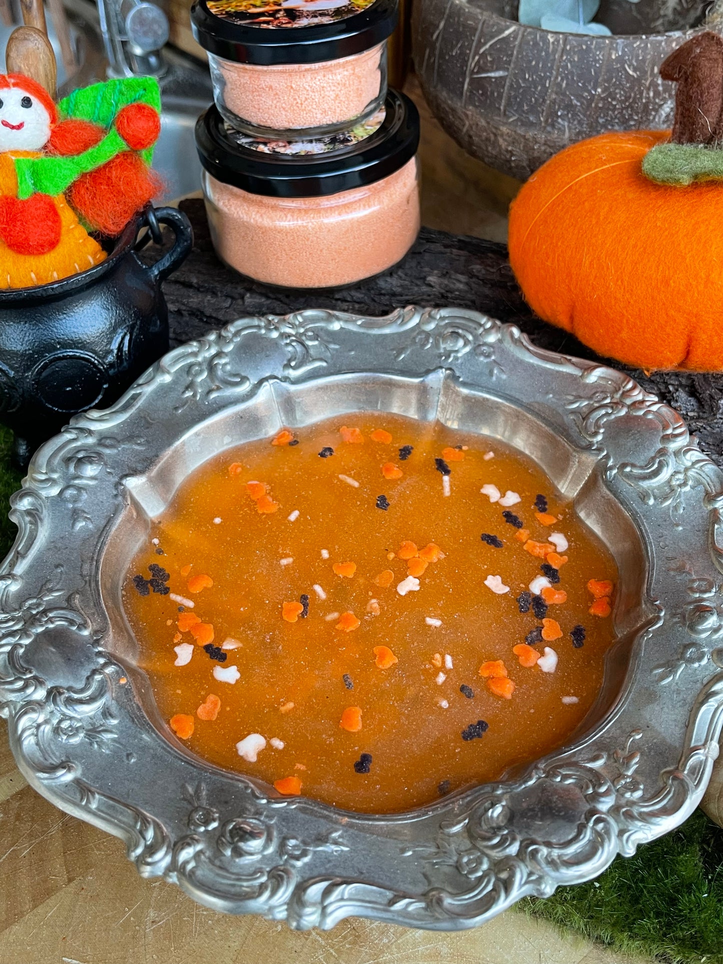 Spooky Pumpkin Wish Fizz Sprinkle Tube
