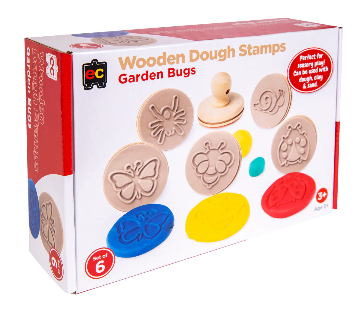 Wooden Dough Stamps - Bugs