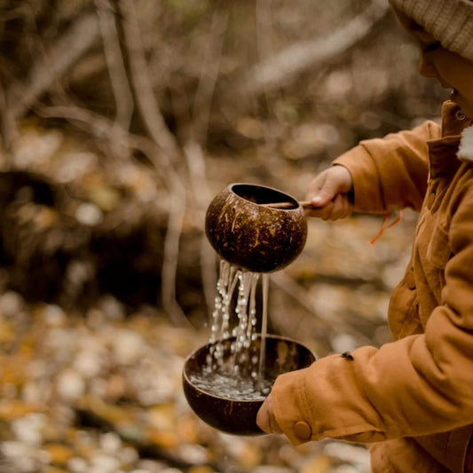 Coconut Shell Sand Scoop- small