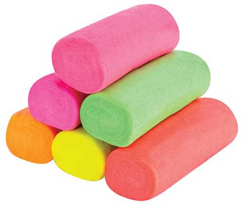 Claydough- Neon pastel