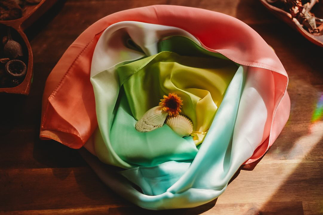 Vegan Play Silks - assorted colours -Sensory Silk