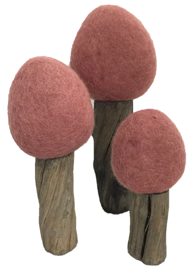 Earth Felt Trees 3pc- Autumn