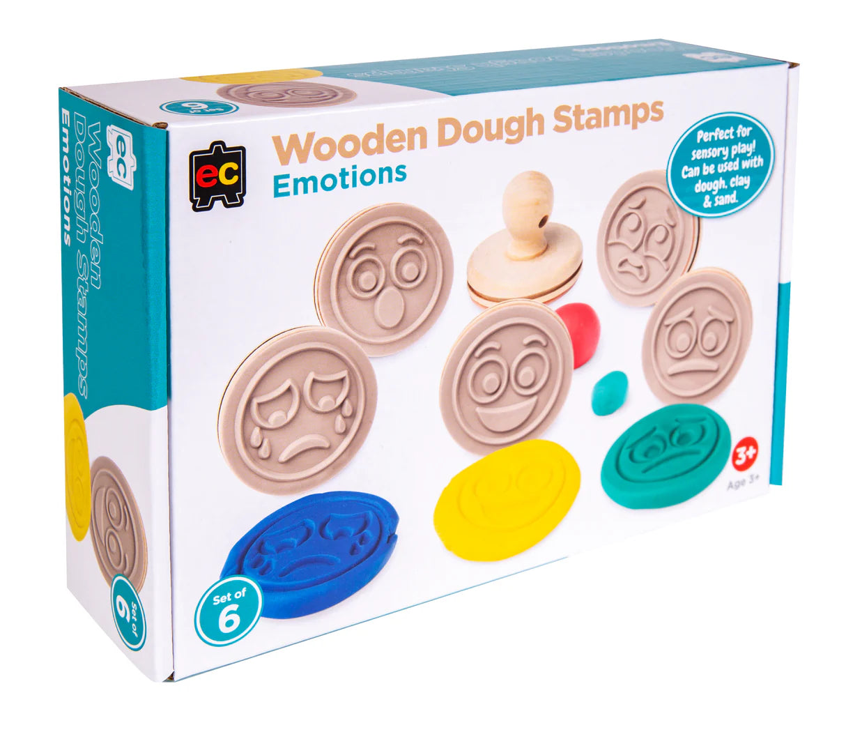 Wooden Dough Stamps - Emotions