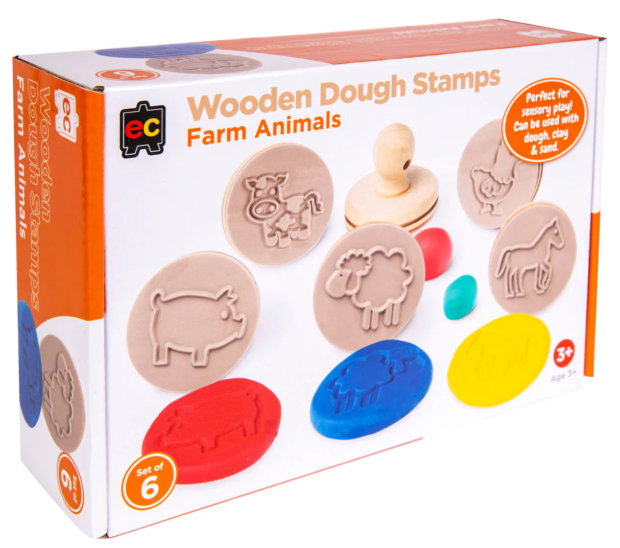 Wooden Dough Stamps - Farm
