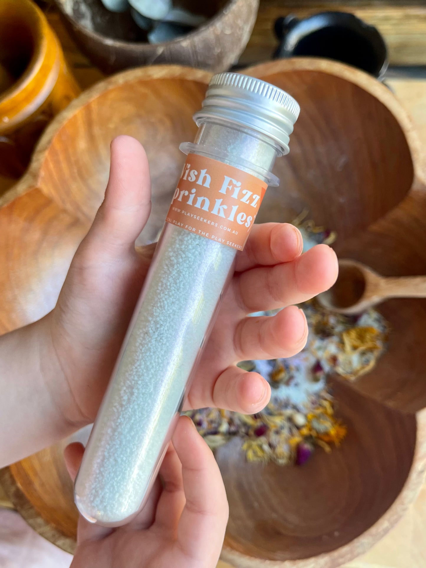 Skeleton Bones Shimmer Wish Fizz Sprinkle Tube