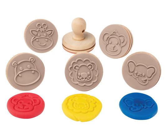 Wooden Dough Stamps - Jungle