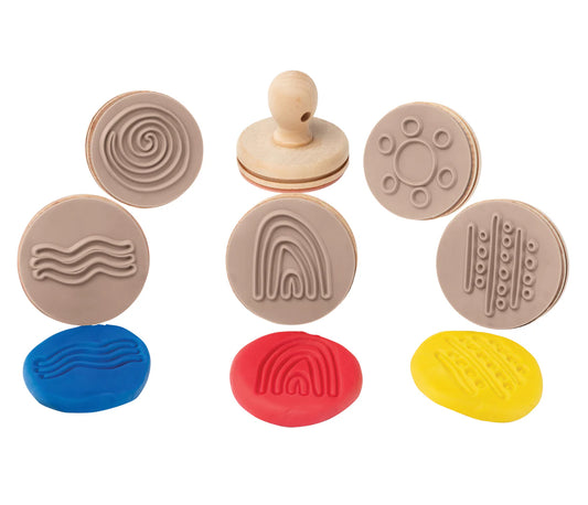 EC Wooden Dough Stamps - Indigenous Nature