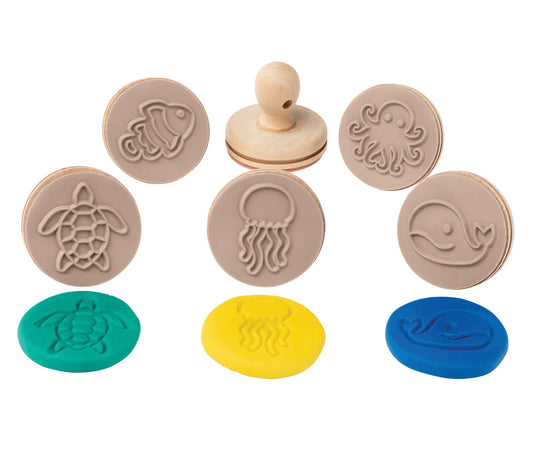 Wooden Dough Stamps - Sea