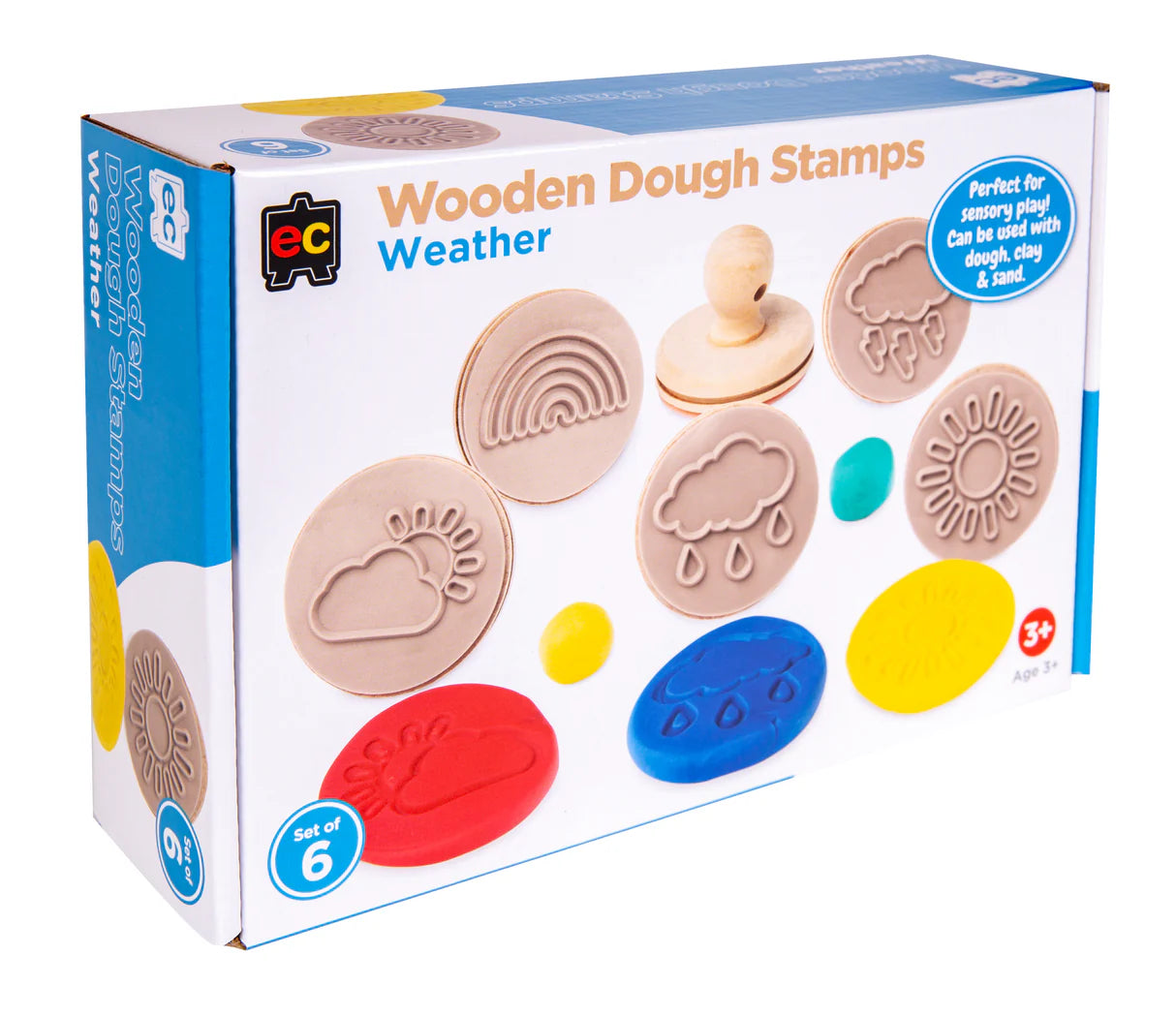 Wooden Dough Stamps - Weather