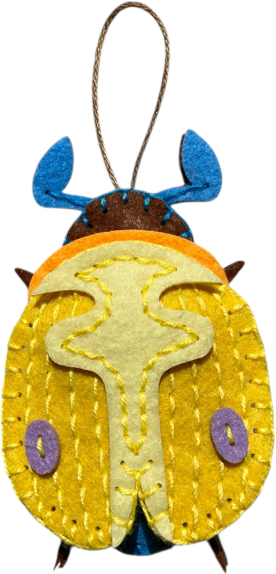 DIY Felt Craft Kit - Yellow Wing Bug