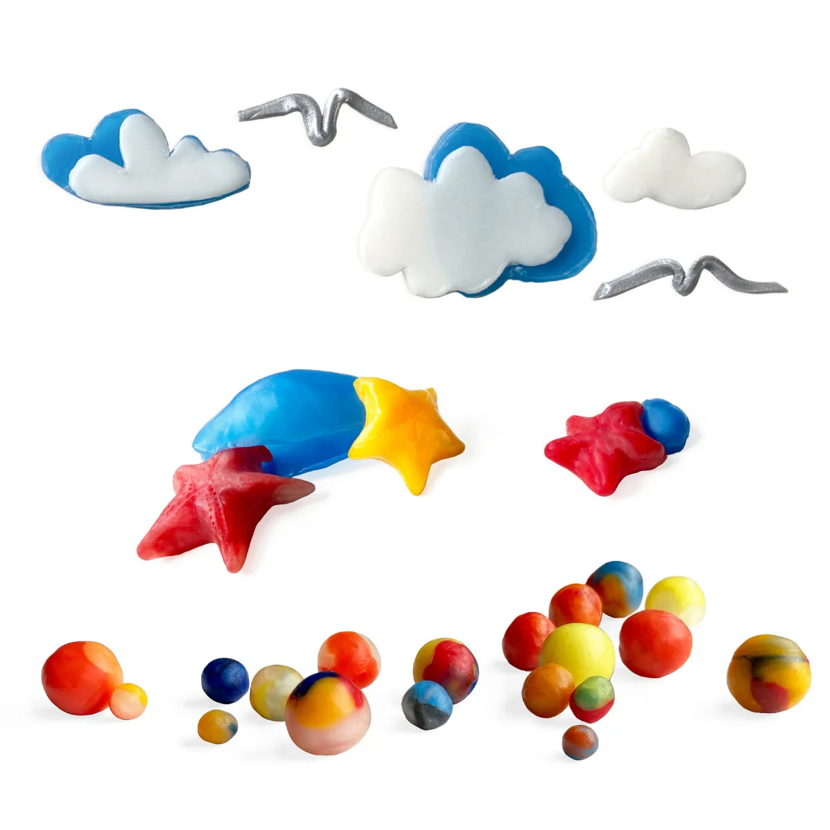 STOCKMAR Decorative Wax Sheets- 12 Assorted Colours Small