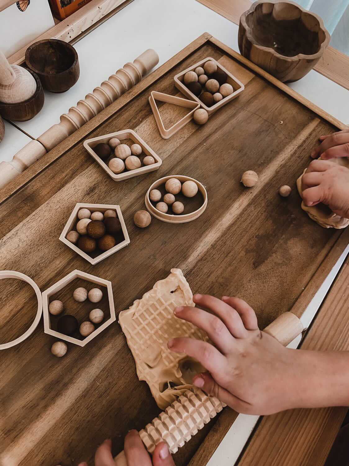 Wooden Balls Set of 50