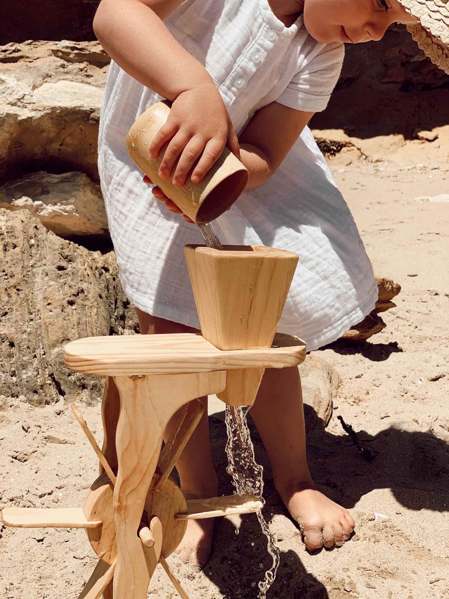 Wooden Water & Sand Wheel