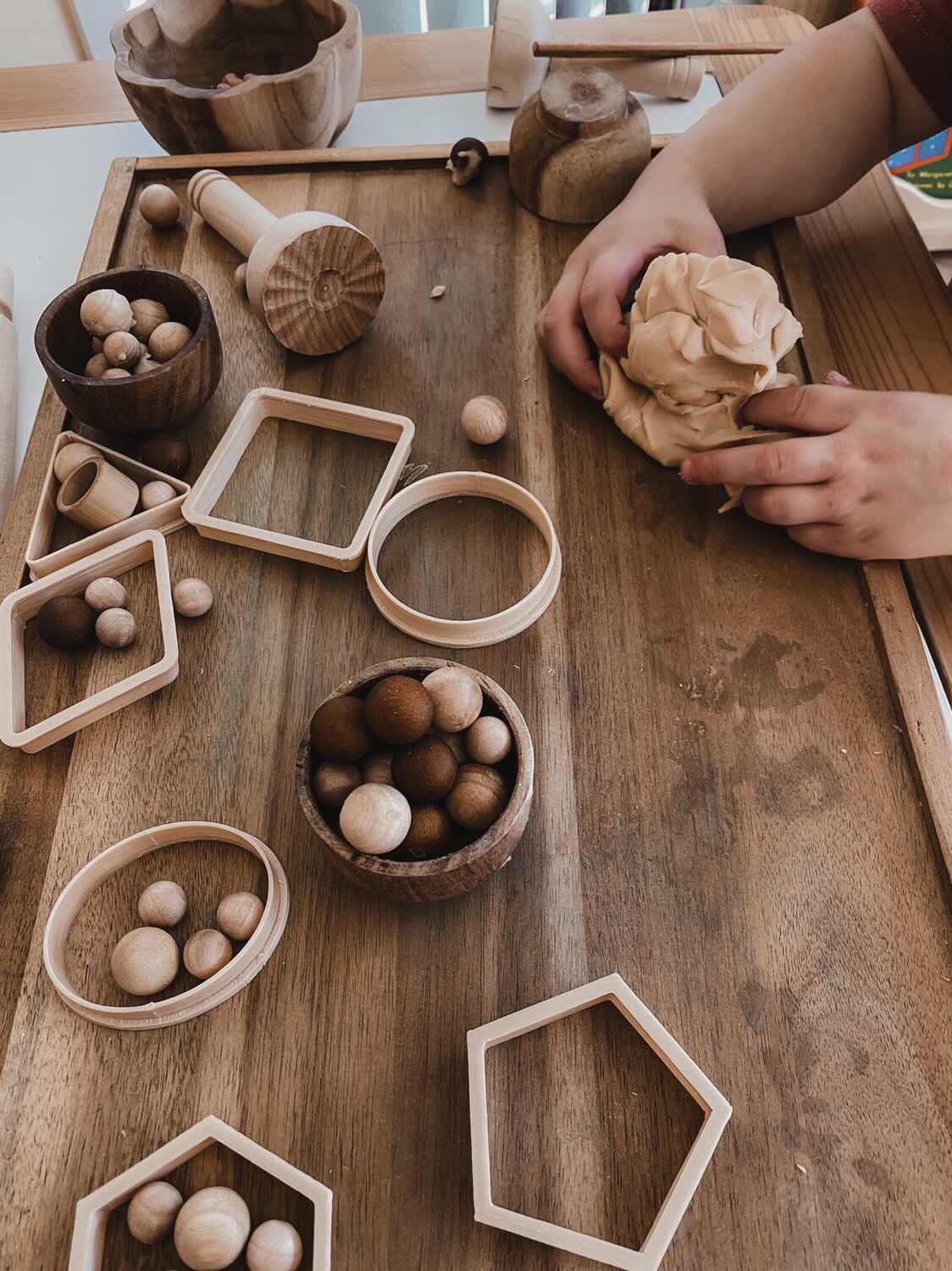 Wooden Balls Set of 50