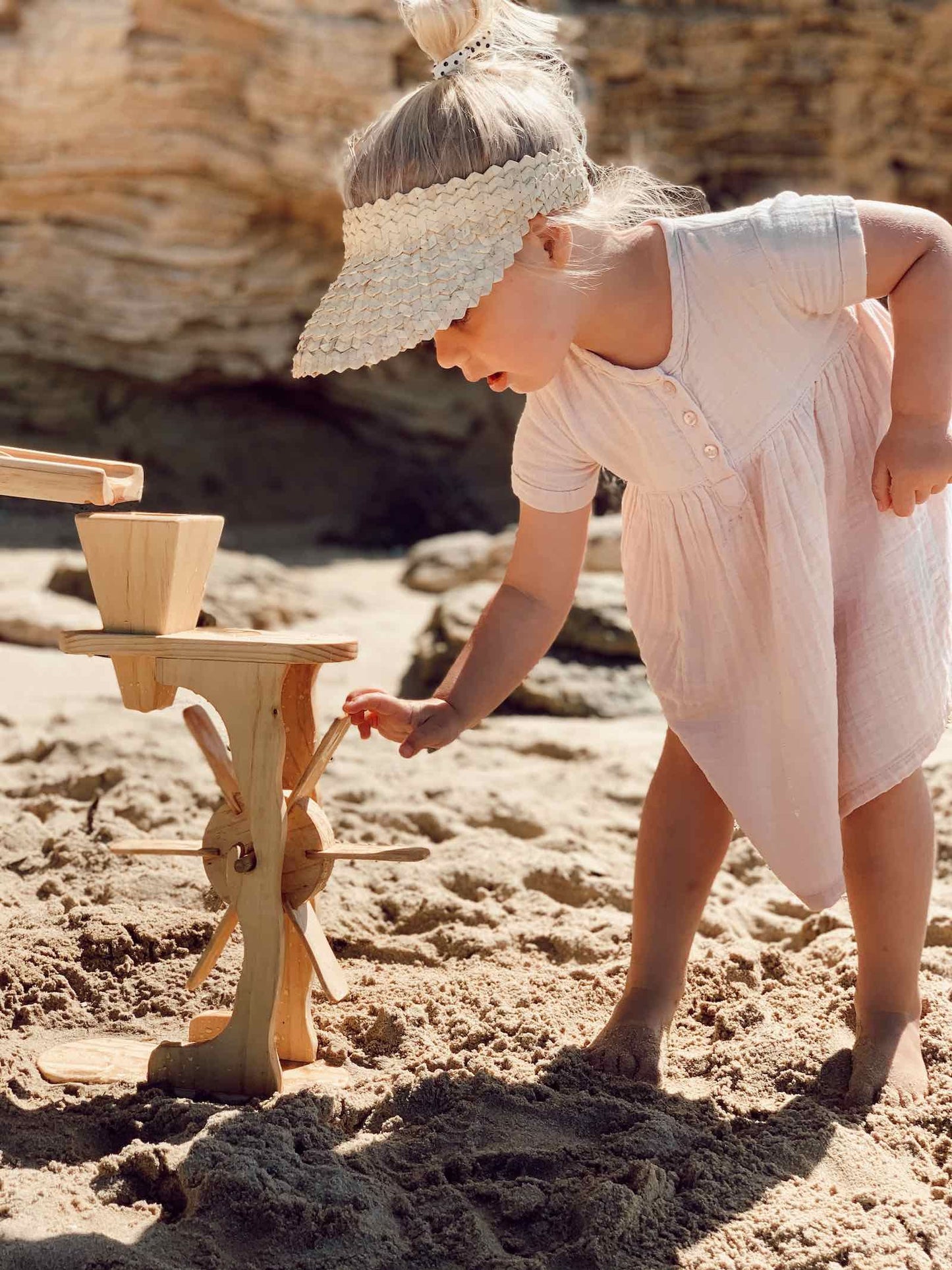 Wooden Water & Sand Wheel