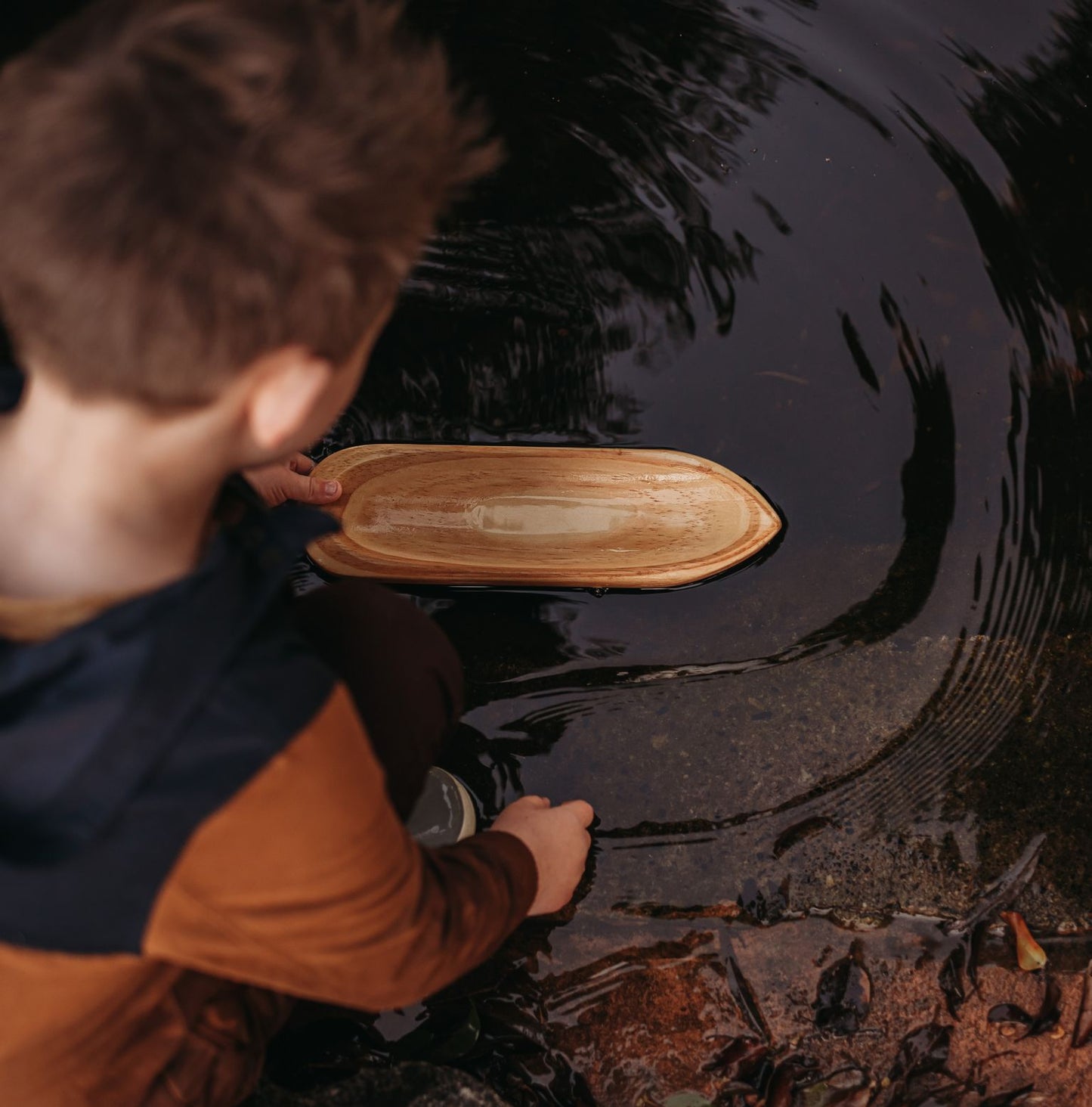 Ancient Wooden Canoe