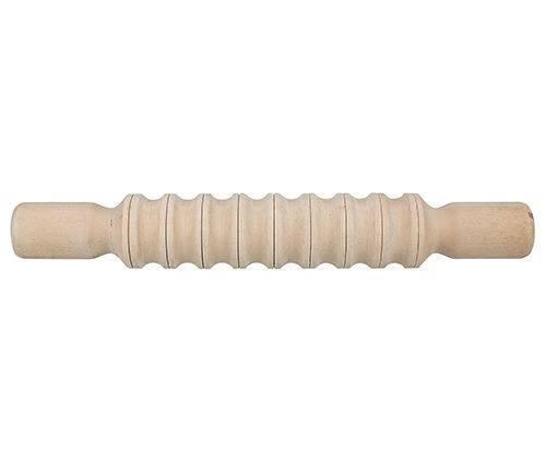 Wooden Pattern Rolling Pin Set