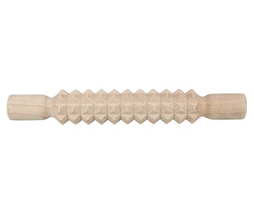 Wooden Pattern Rolling Pin Set