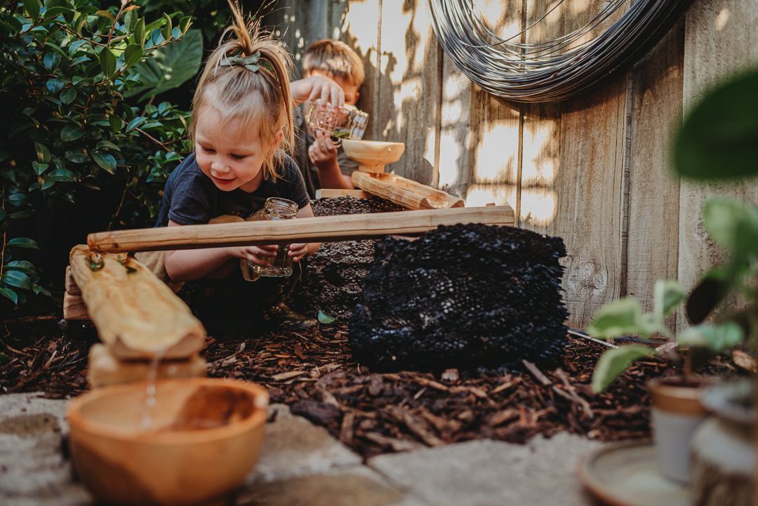 Wooden Water Ways Set
