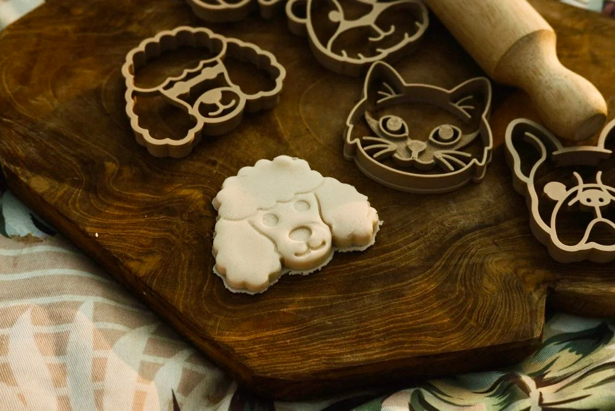 Pet Friends Eco Cutter Set - 5 Animal Faces