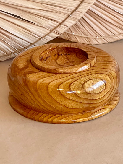 Cedar Wooden Potion Bowl