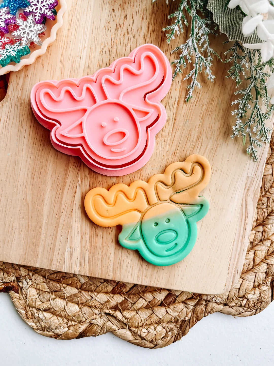 ECO Play Sense Stamp & Cutter | Reindeer