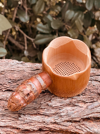 Natural Bamboo Scoop Sieve