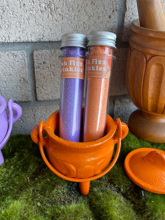 Spooky Pumpkin Wish Fizz Sprinkle Tube