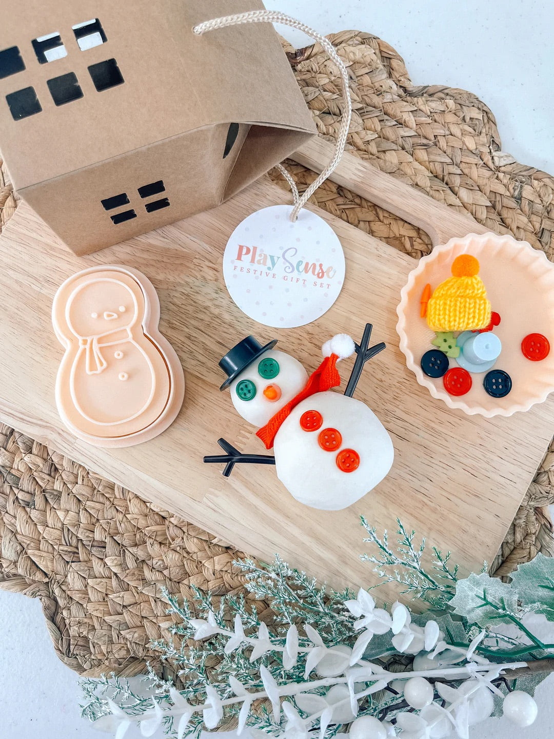 ECO Play Sense Stamp & Cutter | Snowman