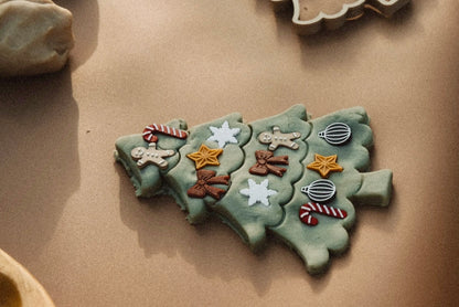 Christmas Tree Playdough Decorating Kit