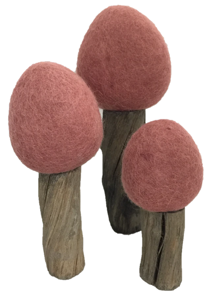 Earth Felt Trees 3pc- Autumn