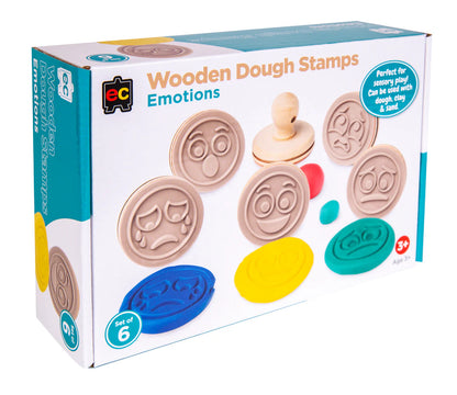 Wooden Dough Stamps - Emotions