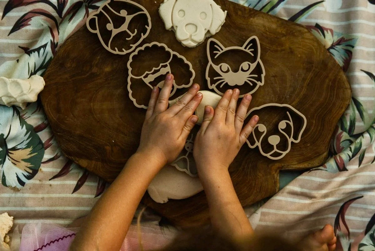 Pet Friends Eco Cutter Set - 5 Animal Faces
