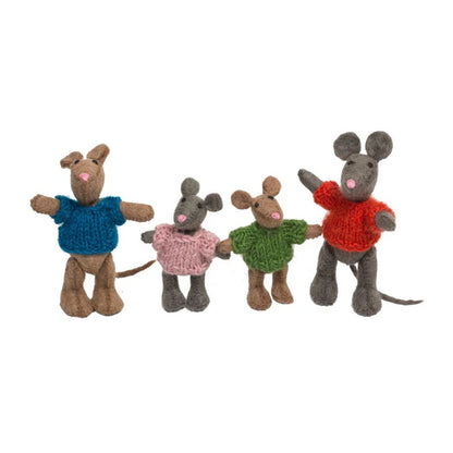 Mouse Family- Set of 4