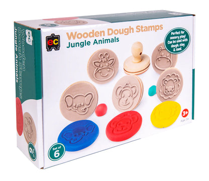 Wooden Dough Stamps - Jungle