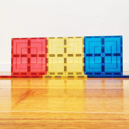 Learn & Grow Magnetic Tiles - Large Square Pack- 8 piece