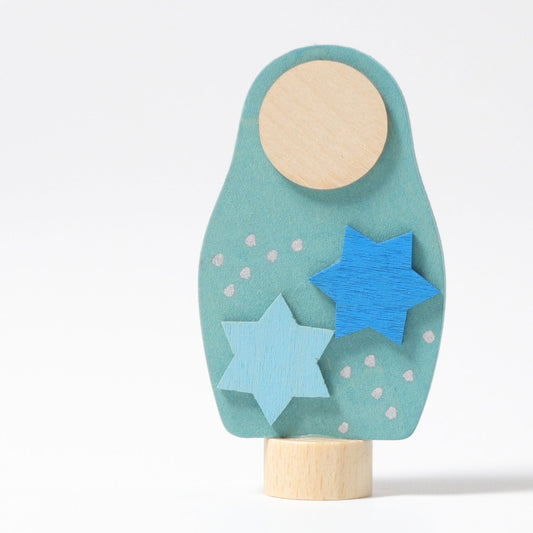 Grimm’s Matryoshka Decoration Blue