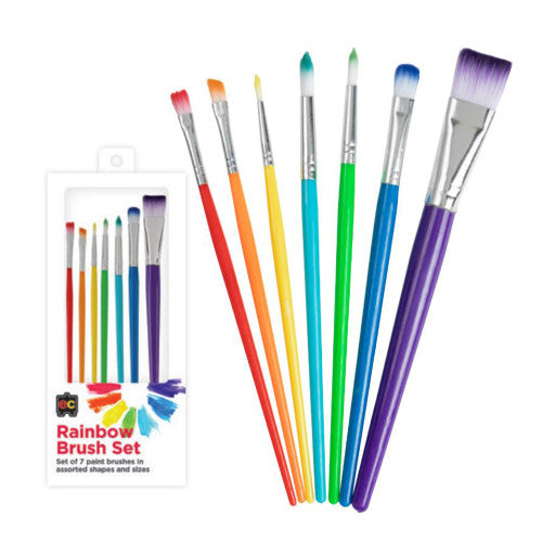 Rainbow Brush Set- set of 7