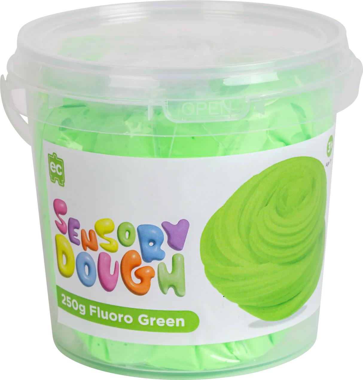 Sensory Dough- Fluoro Green