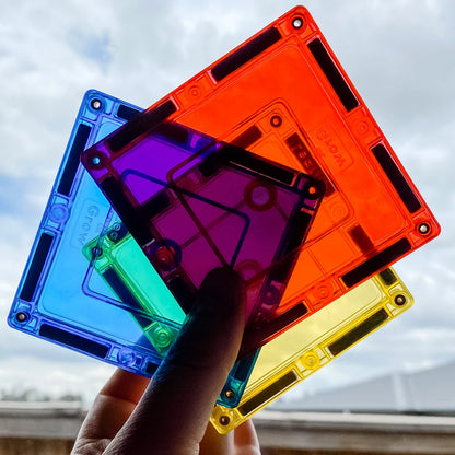 Learn & Grow Magnetic Tiles - Small Square Pack (36 piece)