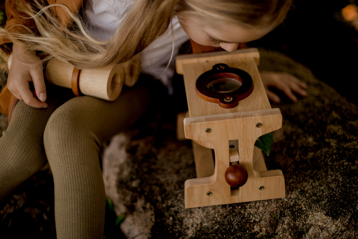 Wooden Microscope