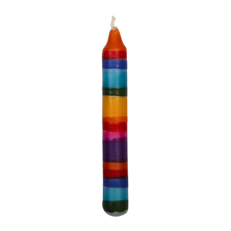 Ahrens Celebration Ring Candles - Striped Colourful