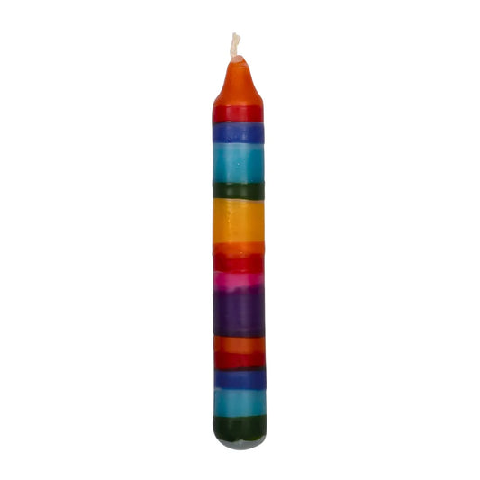 Ahrens Celebration Ring Candles - Striped Colourful