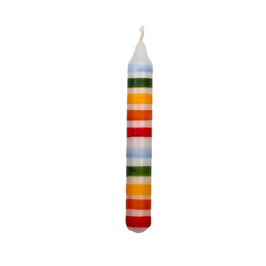 Ahrens Celebration Ring Candles - Striped, Marigold